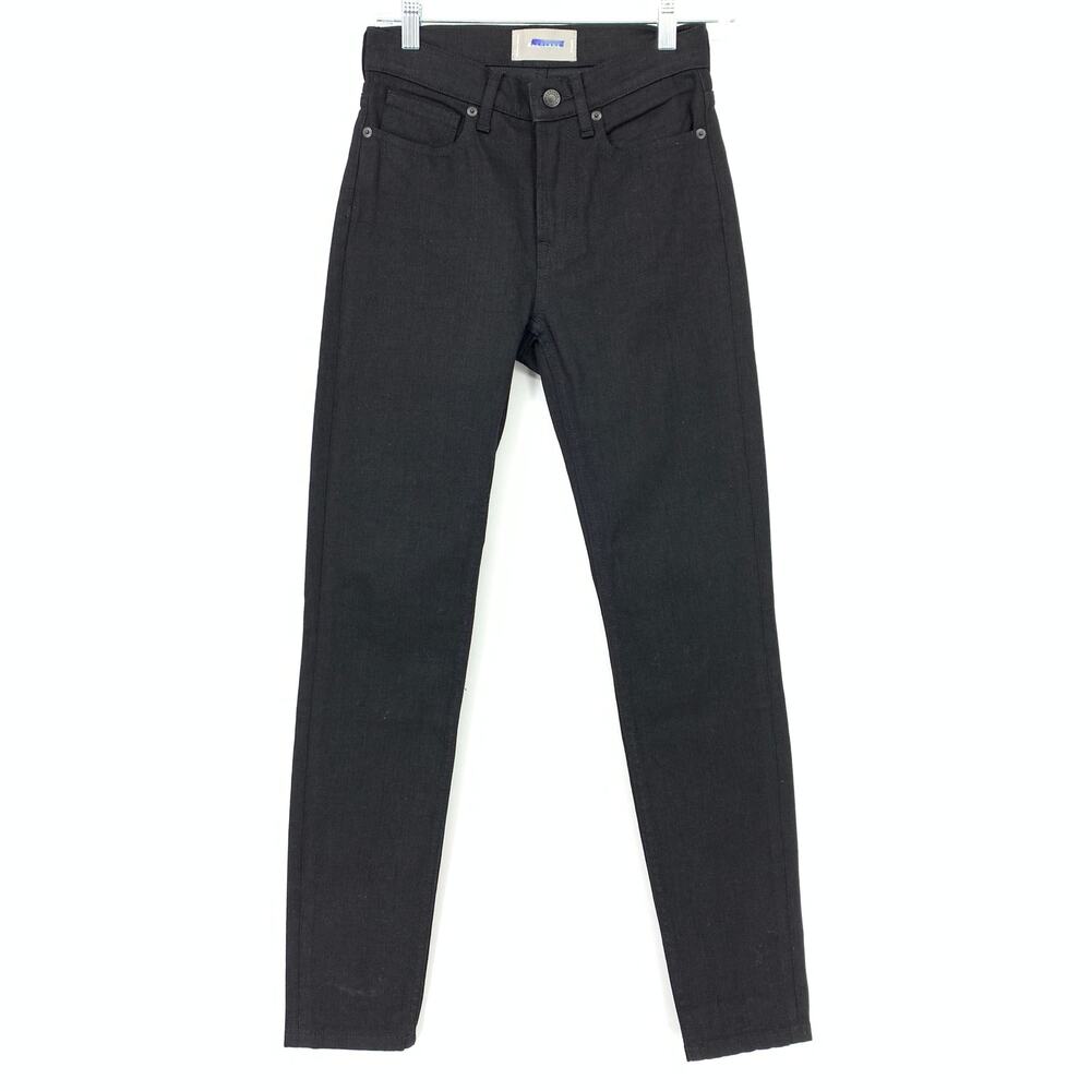 Everlane Jeans Women's Size 24 Black Mid Rise Skinny Denim